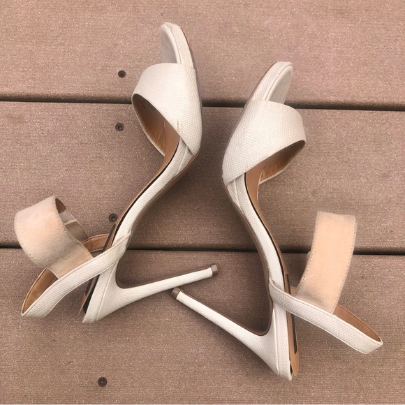 Steve Madden Cream Stiletto Sandal 9 - Picture 8 of 12